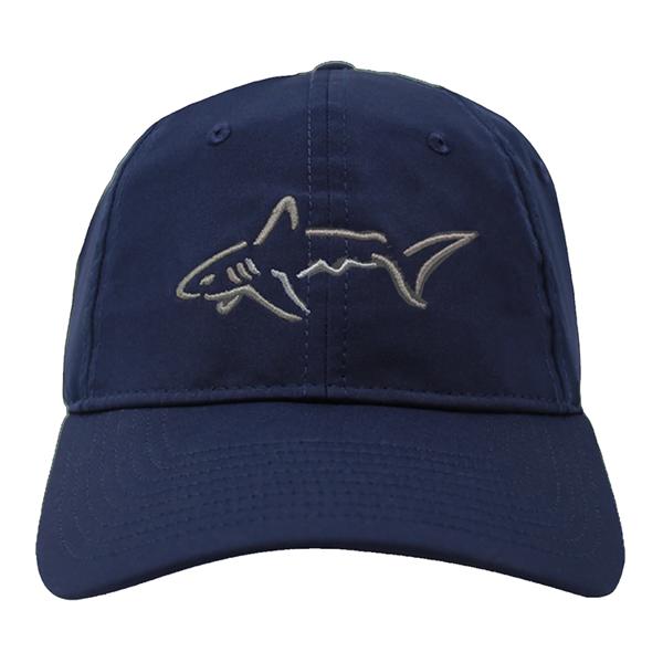 Greg Norman Mens Shark Embossed Stretch Cap