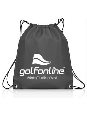 GolfOnline Logo - Draw String Shoe Bag