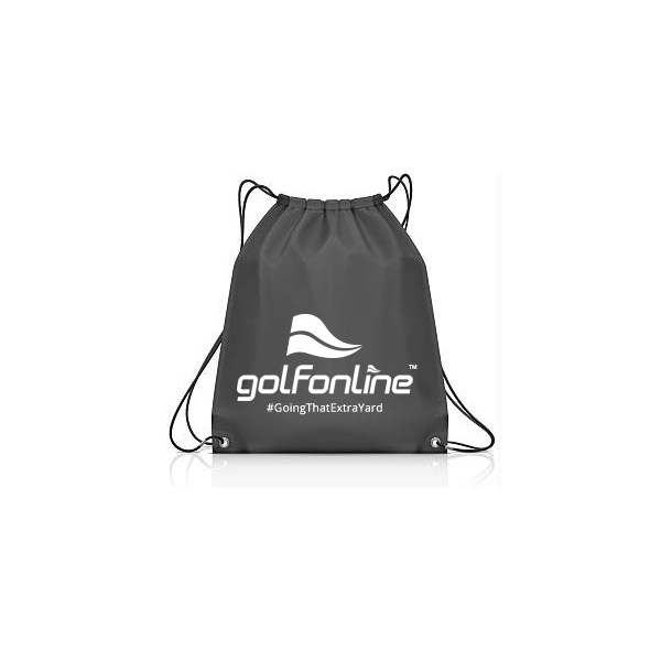GolfOnline Logo - Draw String Shoe Bag - Golfonline