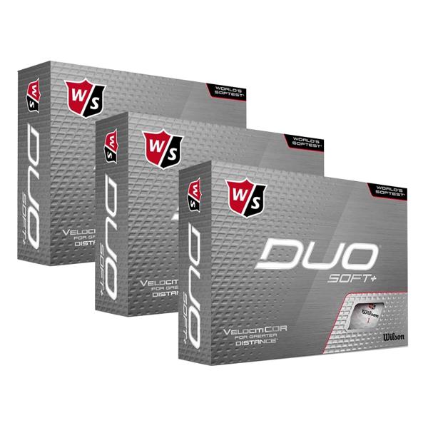 Wilson Duo Soft+ Golf Balls 3 For 2 (36 Balls)