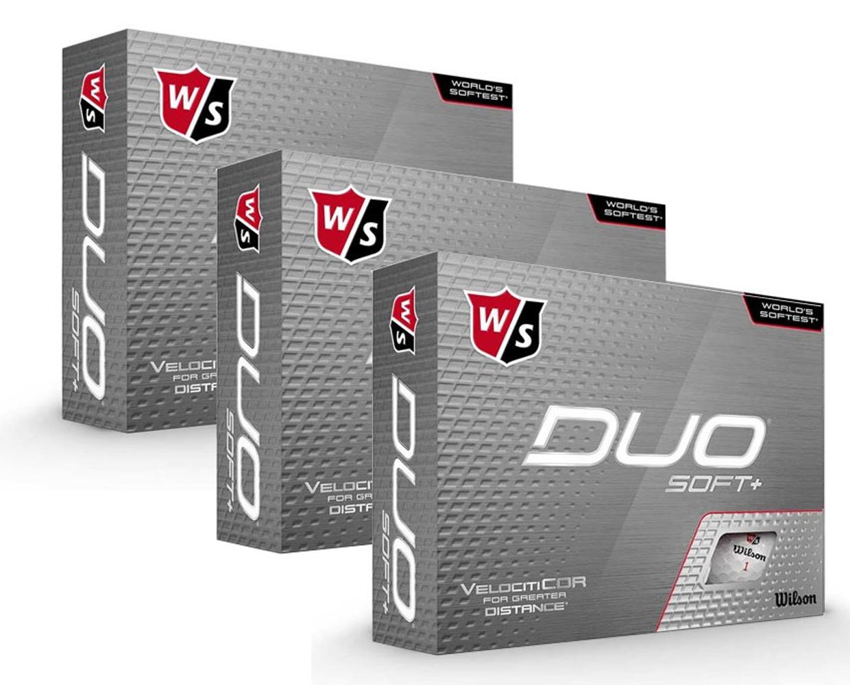 Wilson Duo Soft+ White Golf Balls (36 Balls)