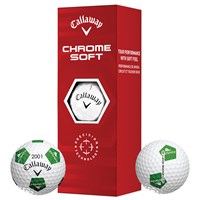 GolfOnline Logo - Callaway Chrome Soft Truvis Golf Balls (3 Ball Sleeve)