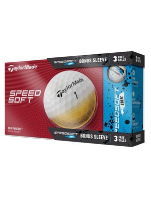 TaylorMade SpeedSoft Golf Balls (15 Balls) - Bonus Pack