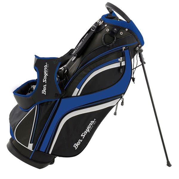 g6419 deluxe stand bag black blue