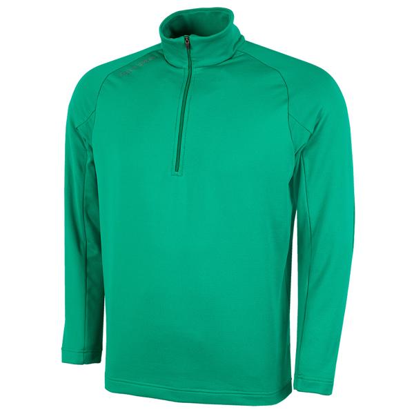 green golf pullover