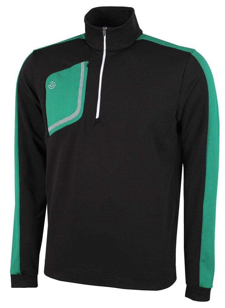 Pull Technique Galvin Green Dwight 1/4 Zip Pour Golf - Taille M, Couleur Barberry/navy, Neuf Avec étiquette