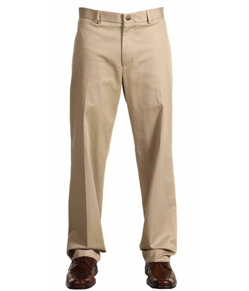 Greg Norman Mens Performance Flat Front Trousers | GolfOnline