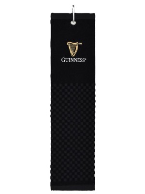 Guinness Harp Tri-Fold Golf Towel