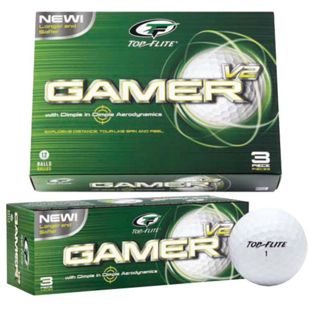 Topflite Gamer V2 Golf Balls 12 Balls