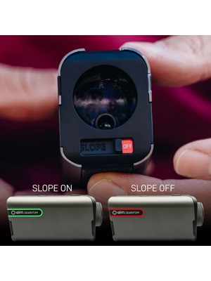 GolfBuddy Aim Quantum Premium Pocket Laser Rangefinder