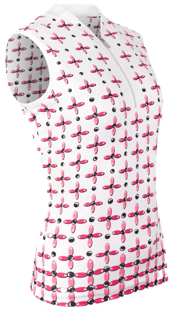 Tail Ladies Golf Mea Sleeveless Top Clover Petals