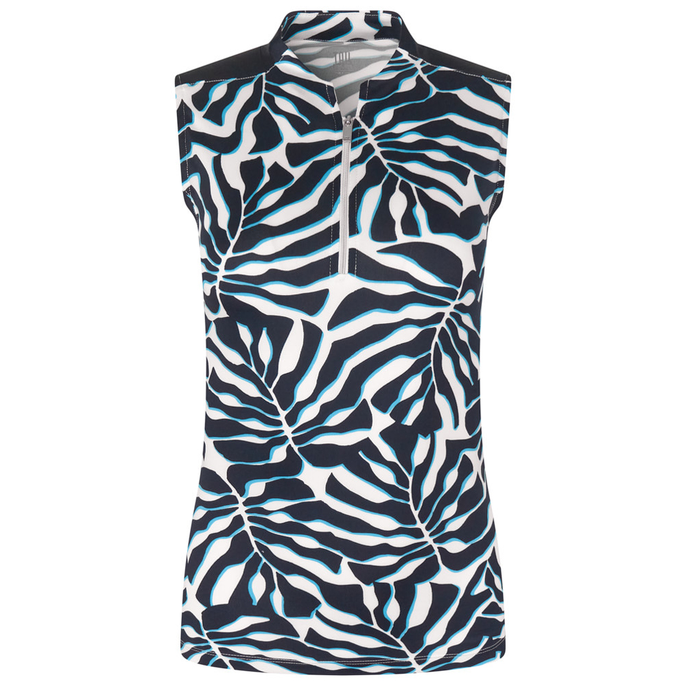 Tail Ladies Maleah Sleeveless Polo Shirt - Regal Oasis - Golfonline