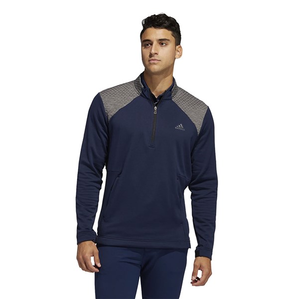 adidas Mens COLD.RDY 1/4 Zip Pullover (Logo on Chest) - Golfonline