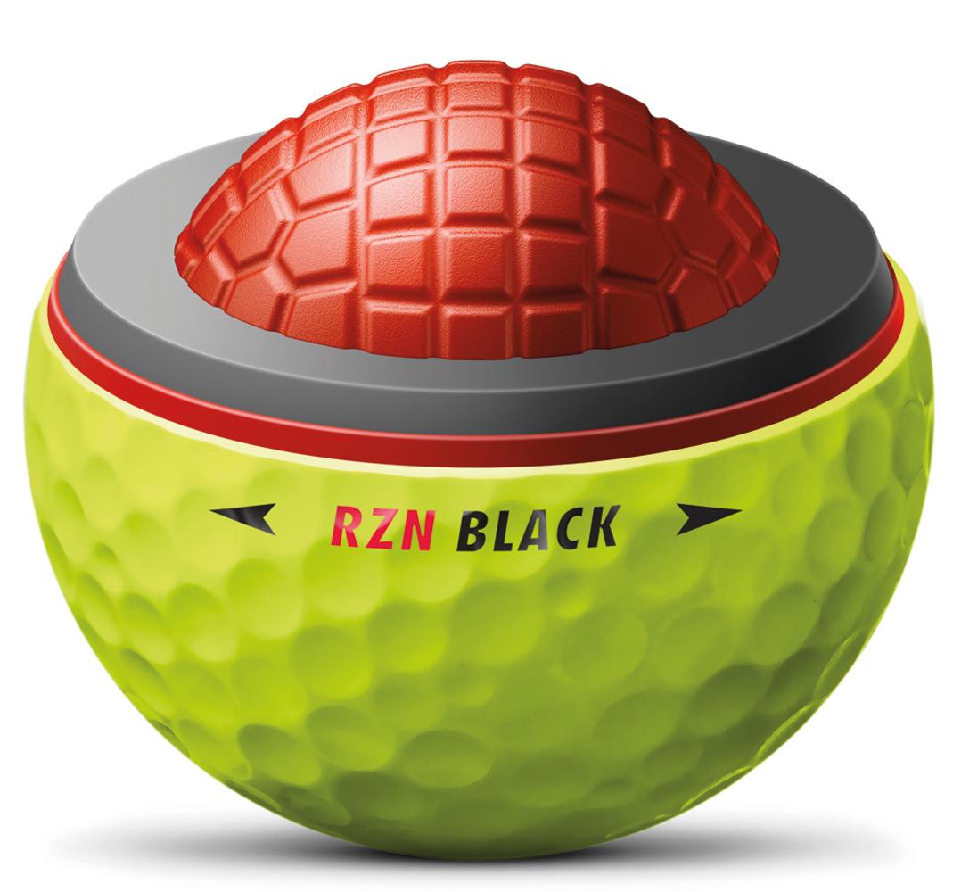 Nike RZN Black Volt Golf Balls (12 Balls) 2015