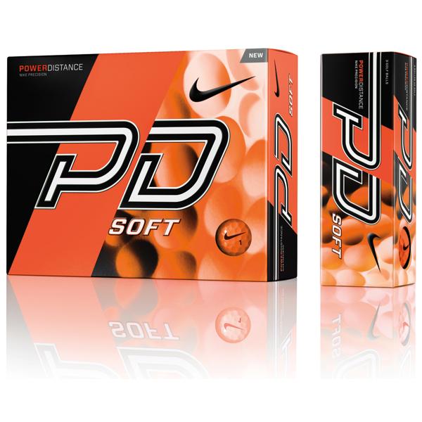 Nike Power Distance PD9 Soft Orange Golf Balls (12 Balls)