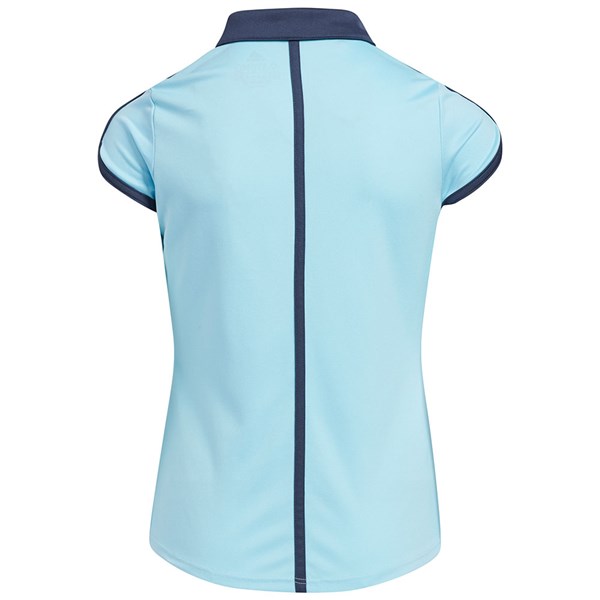 adidas Girls ColorBlock Short Sleeve Polo Shirt