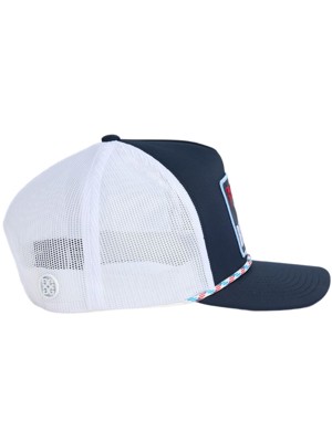 G/FORE Mens Pray For Birdies Retro Mid Trucker Hat