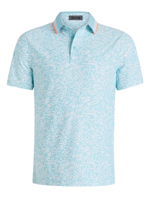 G/FORE Mens Scribble Tech Jersey Polo Shirt - SALE