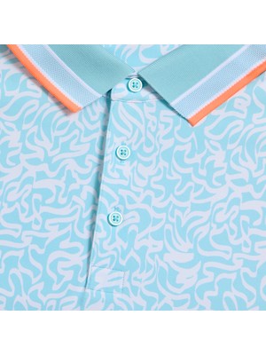 G/FORE Mens Scribble Tech Jersey Polo Shirt - SALE