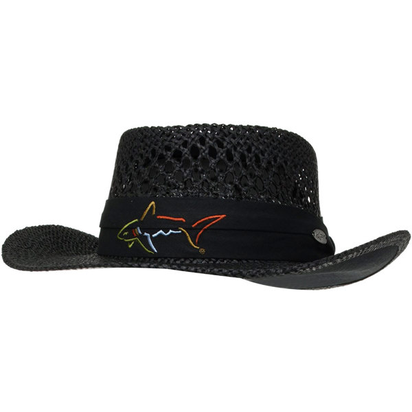 Greg Norman Mens Signature Classic Straw Hat - Golfonline