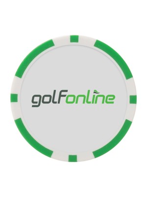 GolfOnline Logo - Poker Chip Ball Marker