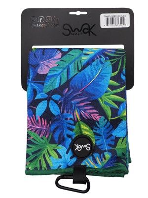 Swak Green Leaves Golf Towel