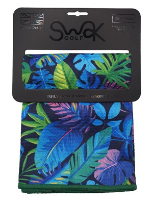 Swak Green Leaves Golf Towel