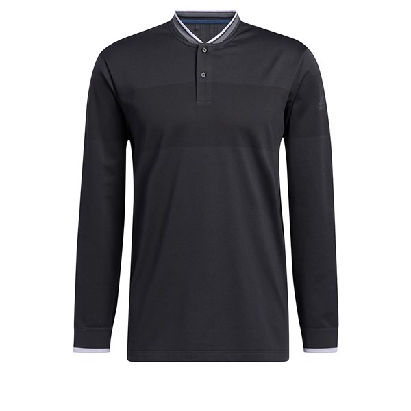 adidas Mens Long Sleeve Primeknit Polo Shirt - Golfonline