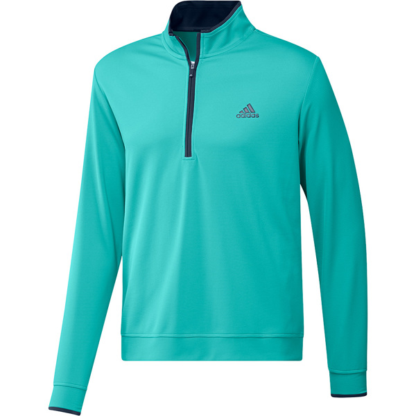 adidas Mens Primegreen UPF Quarter Zip Pullover