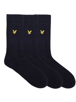 Lyle and Scott Mens Hamilton Sport Socks (3 Pairs)