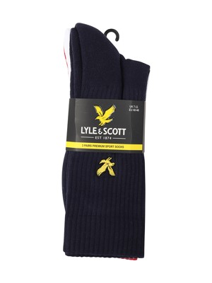 Lyle and Scott Mens Hamilton Sport Socks (3 Pairs)