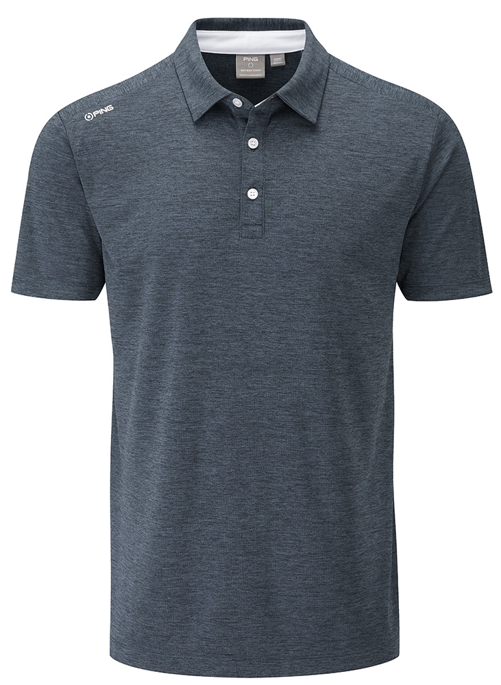Ping Collection Mens Harrison Heather Polo Shirt - Golfonline
