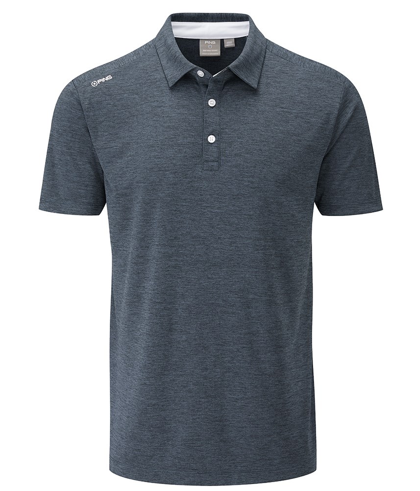 Ping Collection Mens Harrison Heather Polo Shirt - Golfonline