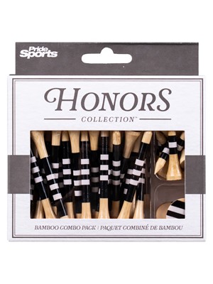 Pride Sports Honors Collection Bamboo Tees Ball Marker Combo Pack
