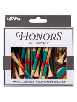 Pride Sports Honors Collection Bamboo Tees Ball Marker Combo Pack