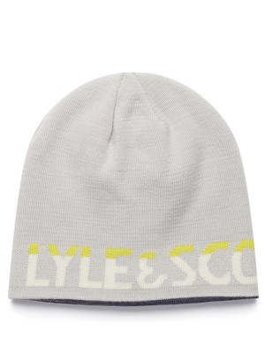 Lyle and Scott Reversible Branded Beanie
