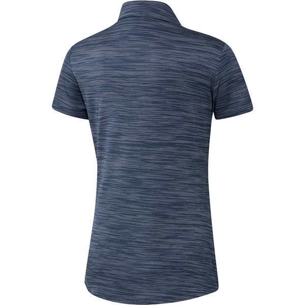 adidas Ladies Spacedye Short Sleeve Polo Shirt - Golfonline
