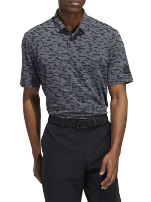 adidas Mens Go-To Camo Print Polo Shirt