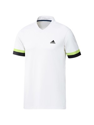adidas Mens Statement Primegreen HEAT.RDY Mock Neck Polo Shirt