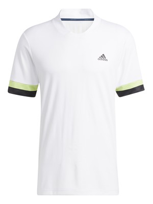 adidas Mens Statement Primegreen HEAT.RDY Mock Neck Polo Shirt