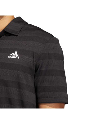 adidas Mens Two Colour Stripe Primegreen Polo Shirt