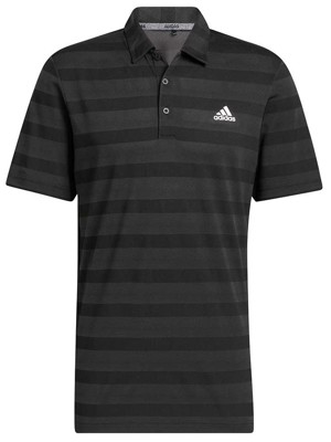 adidas Mens Two Colour Stripe Primegreen Polo Shirt