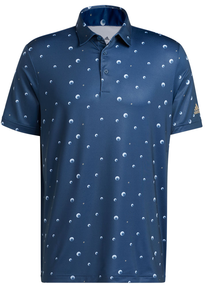 adidas Mens AllOver Print Polo Shirt - Golfonline