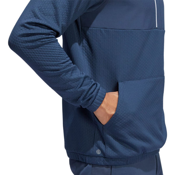 adidas Mens Fleece Anorak Quarter Zip Pullover