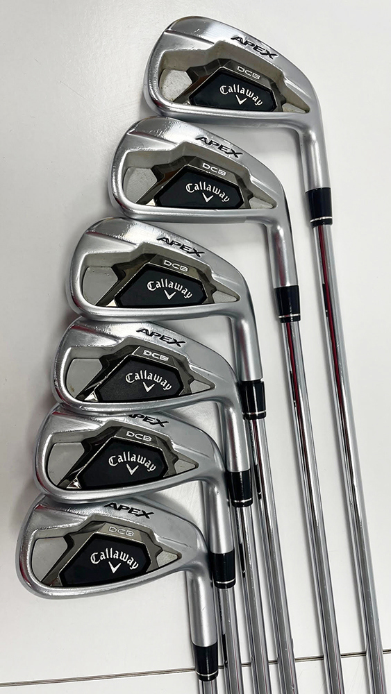 Used Second Hand Callaway Apex DCB 21 Irons (Steel Shaft)