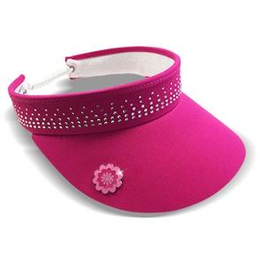 Surprizeshop Ladies Crystal Embellished Visor