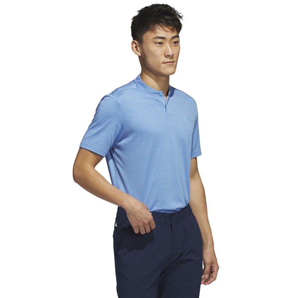 adidas Mens Texture Stripe Polo Shirt - Golfonline