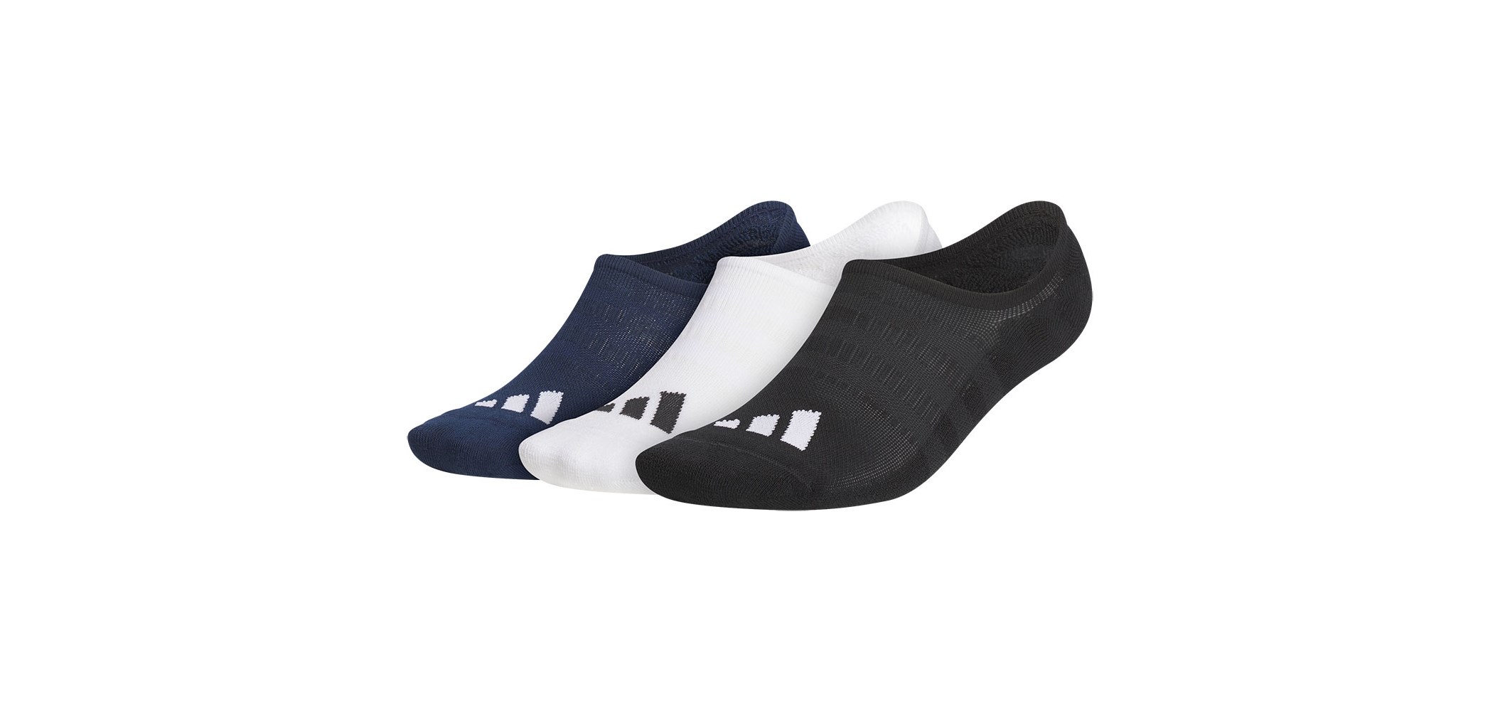 adidas Mens No Show Socks (3 Pairs) - Golfonline
