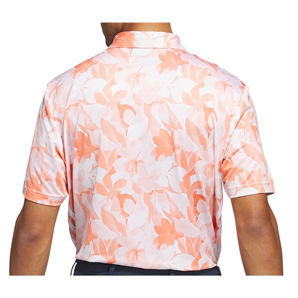 adidas Mens Floral Polo Shirt - Golfonline