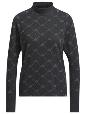 adidas Ladies Ultimate 365 Tour Monogram Mock Long Sleeved T-Shirt